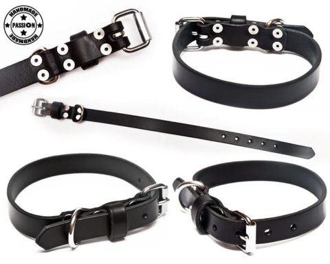 Obroża skórzana 3 cm (black) Obroża skórzana 3 cm (black)
