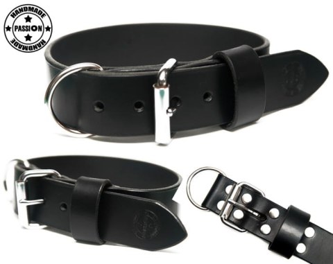 Obroża skórzana 4 cm (black) Obroża skórzana 4 cm (black)